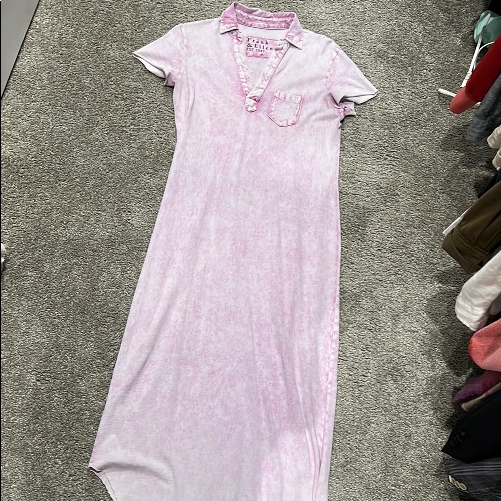 Frank & Eileen Pink Midi Dress